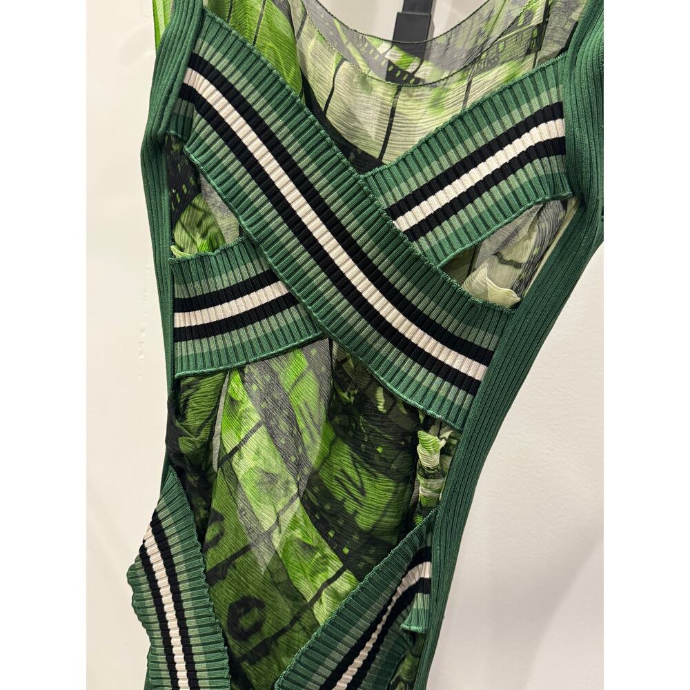 JEAN PAUL GAULTIER - Vintage Mini Dress, Green Size L
